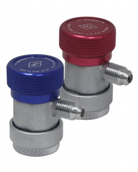 Mastercool 82834-E Manual Quick Coupler, high side, R134a, 1/4&amp;quot; FL-M x 16 mm-