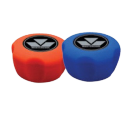 Mastercool 85211-R Replacement Rubber Knob for the 2-way manifold, high side, blue-