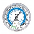 Mastercool 85350-MG 63 mm Gauge with protector guard, low side, metric, R134a-