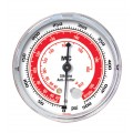 Mastercool 85500-G 2-1/2&amp;quot; Gauge with protector guard, high side, R134a-
