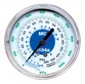 Mastercool 86350 3-1/8&amp;quot; Gauge, low side, R134a-