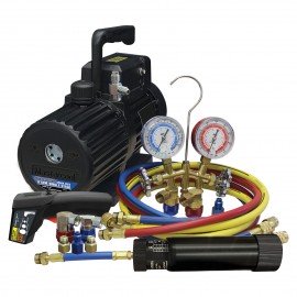 Mastercool 90066-SF KIT Dual Evacuation and Changing Combo Kit, R134a and R1234yf-