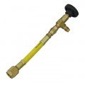 Mastercool 90279 Manual Shut-Off Valve, 90°, yellow, 1/4 x 1/4"-