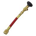 Mastercool 90289 Manual Shut-Off Valve, 90°, red, 1/4 x 1/4"-