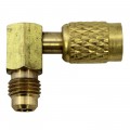 Mastercool 90314 Adapter with valve core, 1/4&quot; MFL x 1/4&quot; FFL-