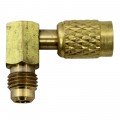 Mastercool 90314 Adapter with valve core, 1/4" MFL x 1/4" FFL-