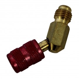 Mastercool 90927 45&amp;deg; Adapter Fitting High-Side, 1/4" MFL x 3/16" FFL-