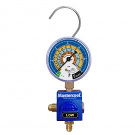 Mastercool 92103-53-1/4 1/4" Single Valve Aluminum Manifold for R600a, R290, R134a gases-