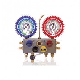 Mastercool 96303 4-Valve Aluminum Charging Manifold-