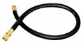 Mastercool 98604 Black Conversion Hose 60&amp;quot; with 1/2&amp;quot; ACME-F x 1/4&amp;quot; FL-F-