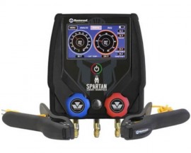 Mastercool Spartan 99923-BT-2 Digital Manifold Gauge 2 Way with Bluetooth wireless and clamps-