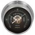 Maximum Predictor PDBN Analog Barometer, Nickel Case and Black Dial-
