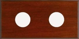 Maximum PM2 2-Instrument Panel, 10 x 20in, Mahogany-