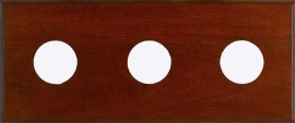 Maximum PM3 3-Instrument Panel, 11 x 26in, Mahogany-