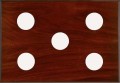 Maximum PM5 5-Instrument Panel, 18 x 26in, Mahogany-