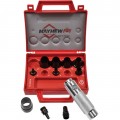 Mayhew Tools 66010 Hollow Punch Set, 11-Piece, 3 to 20 mm-