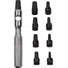 Mayhew Tools 66012 Hollow Punch Set, 10-Piece, fractional-