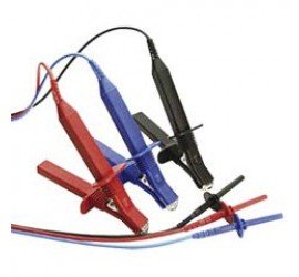 Megger 1002-641 Test Lead Set with Medium Insulated Clips, 5 Meters-
