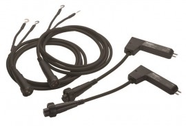 Megger 1006-446 DH6-C Duplex Connect Handspike Lead Set, 600V, One Lead with Indicator Lights, 1.5m-