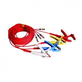 Megger 2008-300-60 3Ø Universal Shielded H Test Lead Set with color-coded clamps, 60', 10 A, 4-pack-