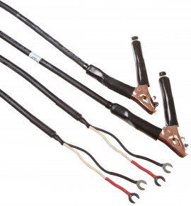 Megger 242006-7 Duplex Test Leads; 1.5" Kelvin Clips; 10 A; 7 ft."-