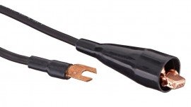 Megger 242041-30 Current Test Lead, Terminal Clip, 10A, 30ft.-