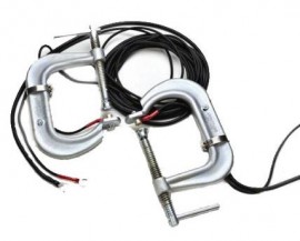 Megger 242104-2-16 Duplex Test Lead, Heavy Duty C-Clamps, 16' Length-