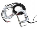 Megger 242104-2-16 Duplex Test Lead, Heavy Duty C-Clamps, 16' Length-