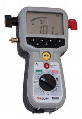Megger BD-59090 MOM2 Micro-Ohmmeter, Kelvin Probes, 240A-