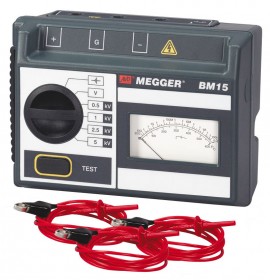 Megger BM15 (6410-919) Analog 5 kV Insulation Tester-