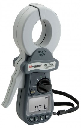 Megger DET24C Clamp-On Ground Tester, 0.05 to 1500 &amp;ohm;-