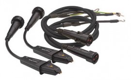 Megger DH4-C DLRO Duplex Connect Handspike Lead Set, 5'-