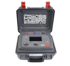Megger S1 Series Insulation Resistance Tester and Megohmmeter with PI Predictor Function and Re-Act Mode, 15 kV, 35 Tohms-