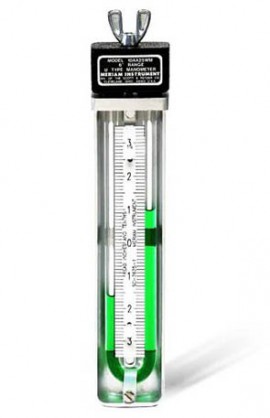 Meriam 10AA25WM-6 U-Type Manometer, 6&quot;-