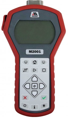 Meriam M2001 Rotary Gas Meter Tester with Push to ready Valve all Brass, -15 to 15 psid, 415.6 inH<sub>2</sub>O-