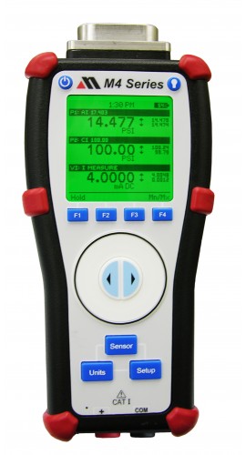 Meriam M402CI0030CI300 Dual Sensor Handheld Precision Calibrator/Data Logger, -15 to 30/-15 to 300 PSIG-