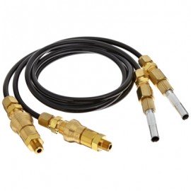 Meriam ZA900016-90727 Pete's Plug Gauge Adapter Kit, 1/8" NPT Needle-