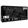 Microflex BD1002NPF Black Dragon Zero Series Nitrile Gloves, medium, 100-pack-