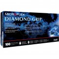 Microflex MF-300-L-CASE Diamond Grip Gloves, powder-free, large-