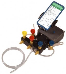 Mid-West Instrument 855 Digital 5-Valve Backflow Prevention Test Kit, bluetooth-