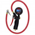 Milton 573D Digital Pistol Grip Inflator Gauge, 0 to 255 psi, 36" hose-