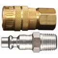 Milton 711 Coupler and Plug, ¼" NPT, M-Style-