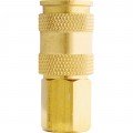 Milton 766 V Style High Flow Coupler, 3/8" FNPT, ¼" flow size-