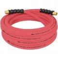 Milton ULR122512 Rubber Air Hose, ½" ID x 25', ½" NPTM-