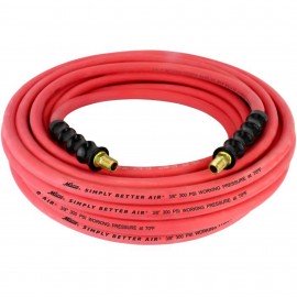 Milton ULR385014 Rubber Air Hose, 3/8" x 50'-