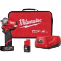 Milwaukee 2554-22 Impact Wrench Kit, 3/8", 12 V-