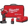 Milwaukee 2555-22 M12 Fuel Impact Wrench Kit, ½", 250 ft-lbs-
