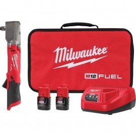 Milwaukee 2565-22 Right Angle Impact Wrench Kit, ½", pin detent-