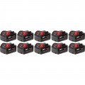 Milwaukee 48-11-1851 M18 Battery, 18 V, 5 Ah-
