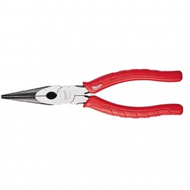 Milwaukee 48-22-6101 Long Nose Pliers, 8", with fish tape puller-